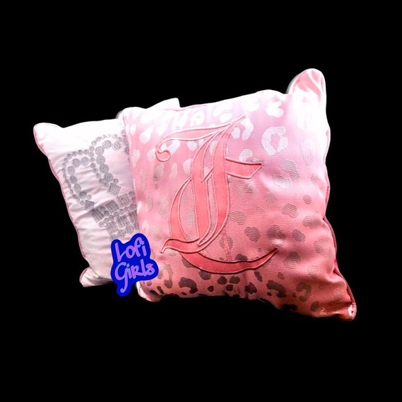 Juicy Couture Rosé Collection Jacquard Baby Pink Leopard Goth Crown 5 pc Bed Set - Picture 2 of 10